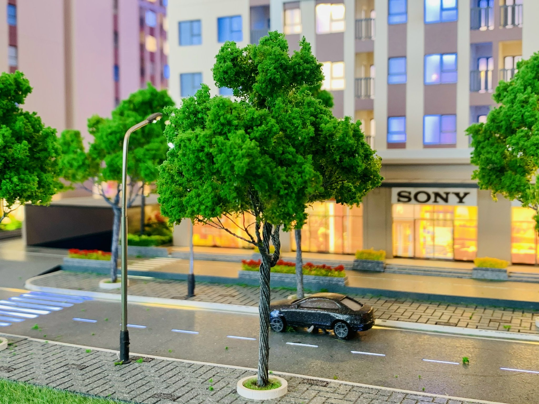 hình ảnh mô hình phối cảnh dự án Ori Garden