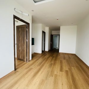 Phòng khách căn hộ 2 phòng ngủ The Ori Garden thiết kế hiện đại, thông thoáng