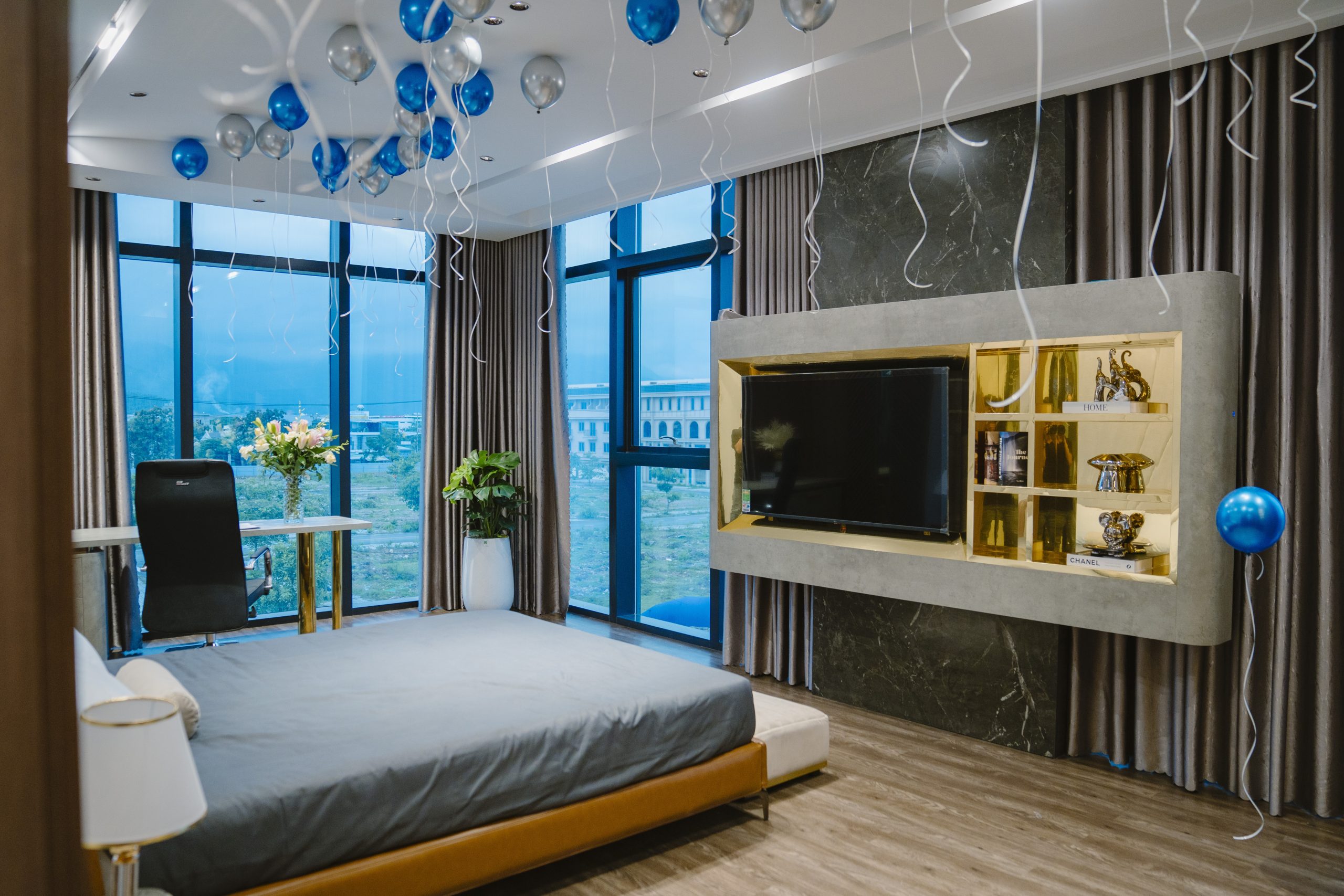 Không gian nội thất nhà mẫu thực tế dự án tại Tây Bắc Đà Nẵng