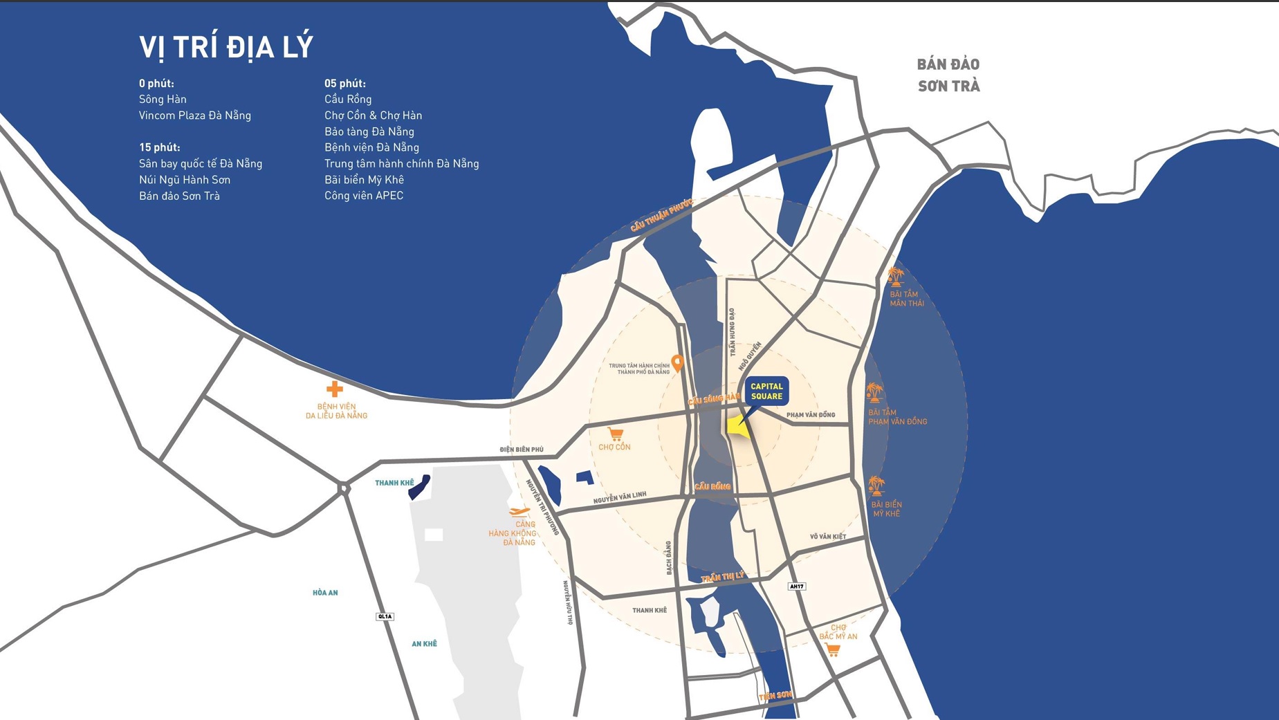 Vị trí siêu dự án căn hộ Capital Square Đà Nẵng