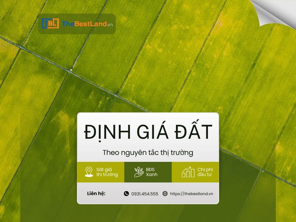 Định giá đất theo nguyên tắc thị trường mới trong Luật Đất đai