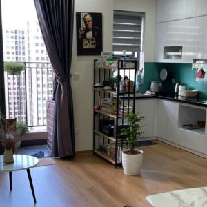 View nội khu đắt giá nhìn từ ban công căn hộ 2PN tòa CT10 The Ori Garden phường Hải Vân, mang lại không gian sống yên tĩnh, thư giãn.